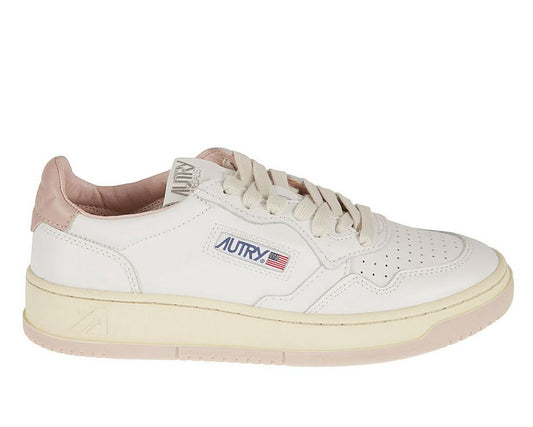 Autry Logo-Patch Lace-Up Sneakers