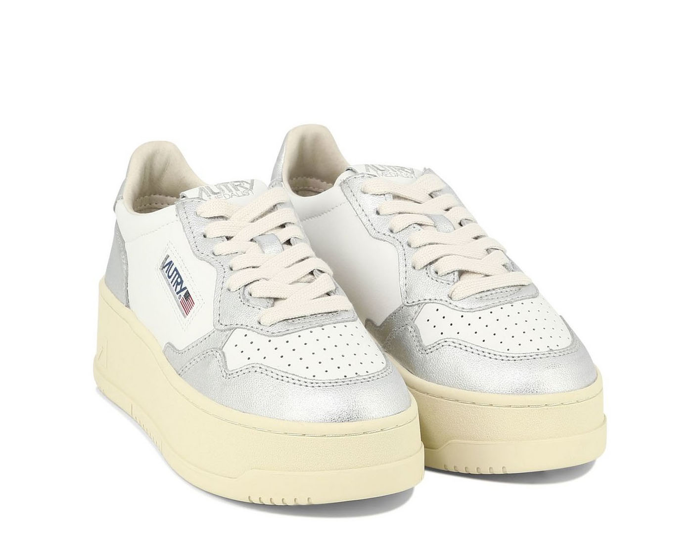 Autry Medalist Logo Embroidered Platform Sneakers