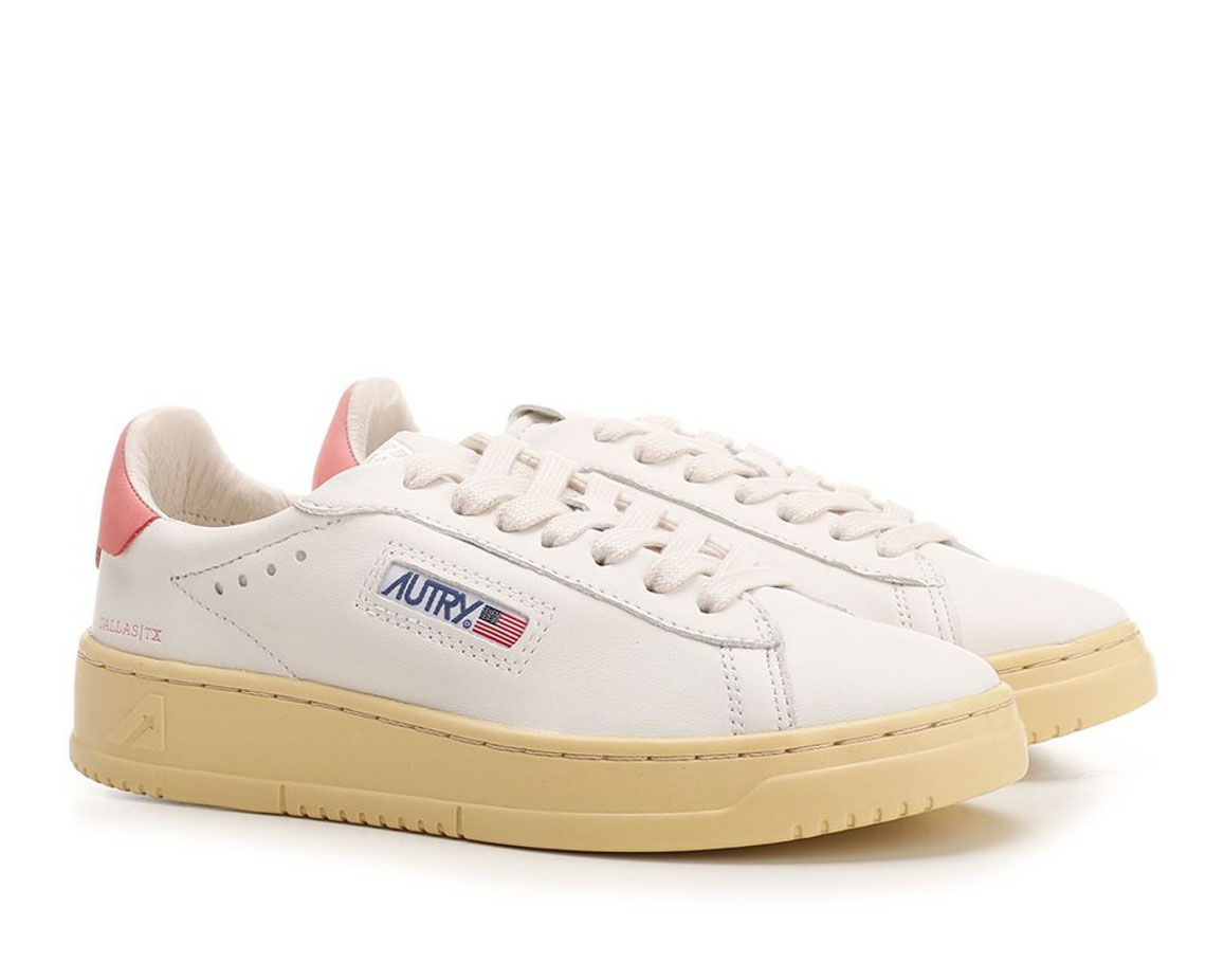 Autry Round Toe Lace-Up Sneakers