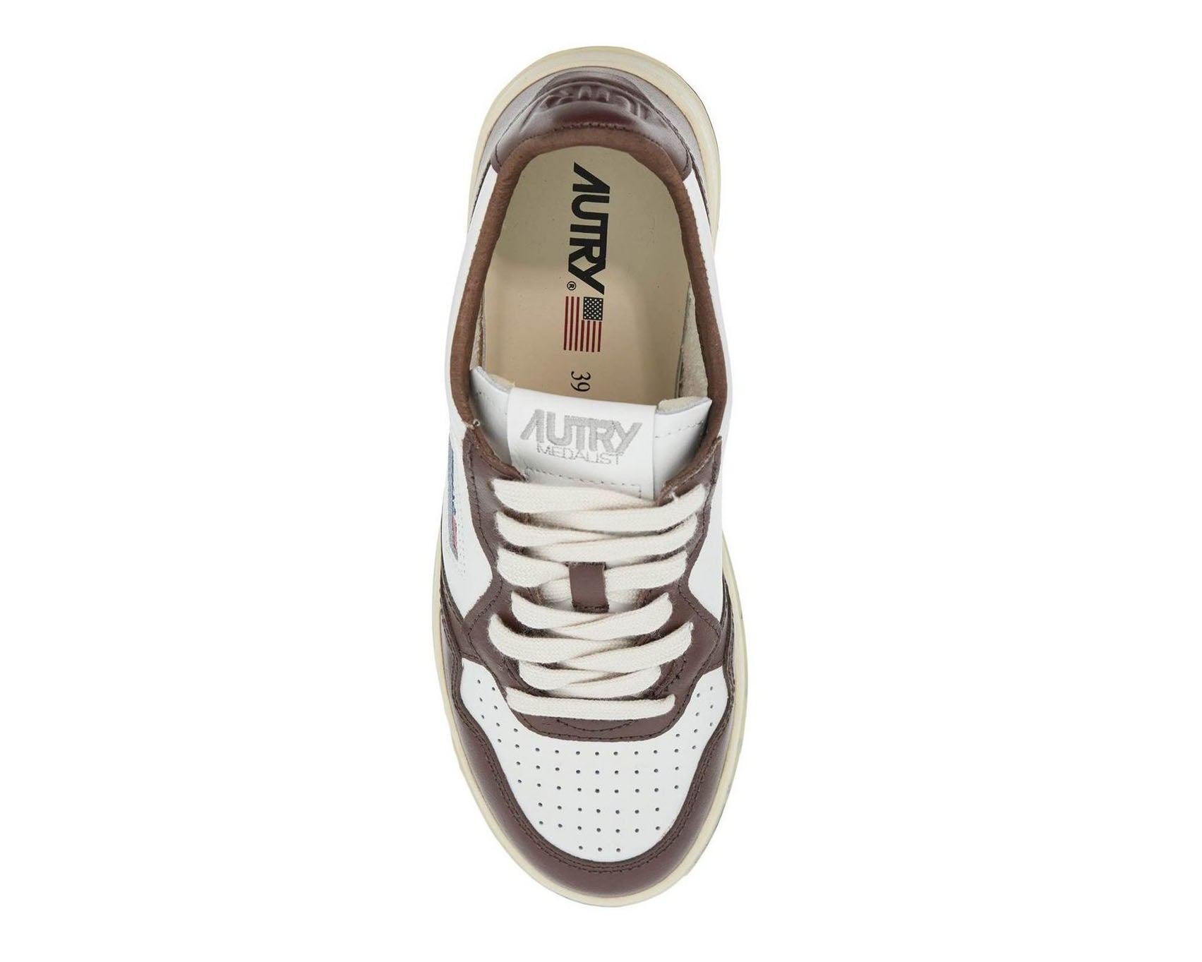 Autry Medalist Bicolor Low-Top Sneakers