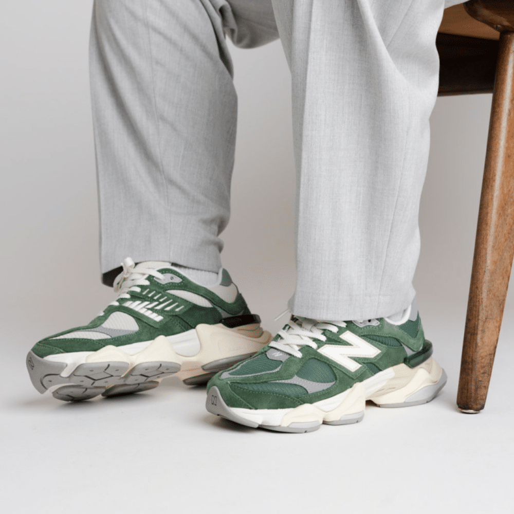 New Balance 9060 Green Suede – ניו באלנס 9060