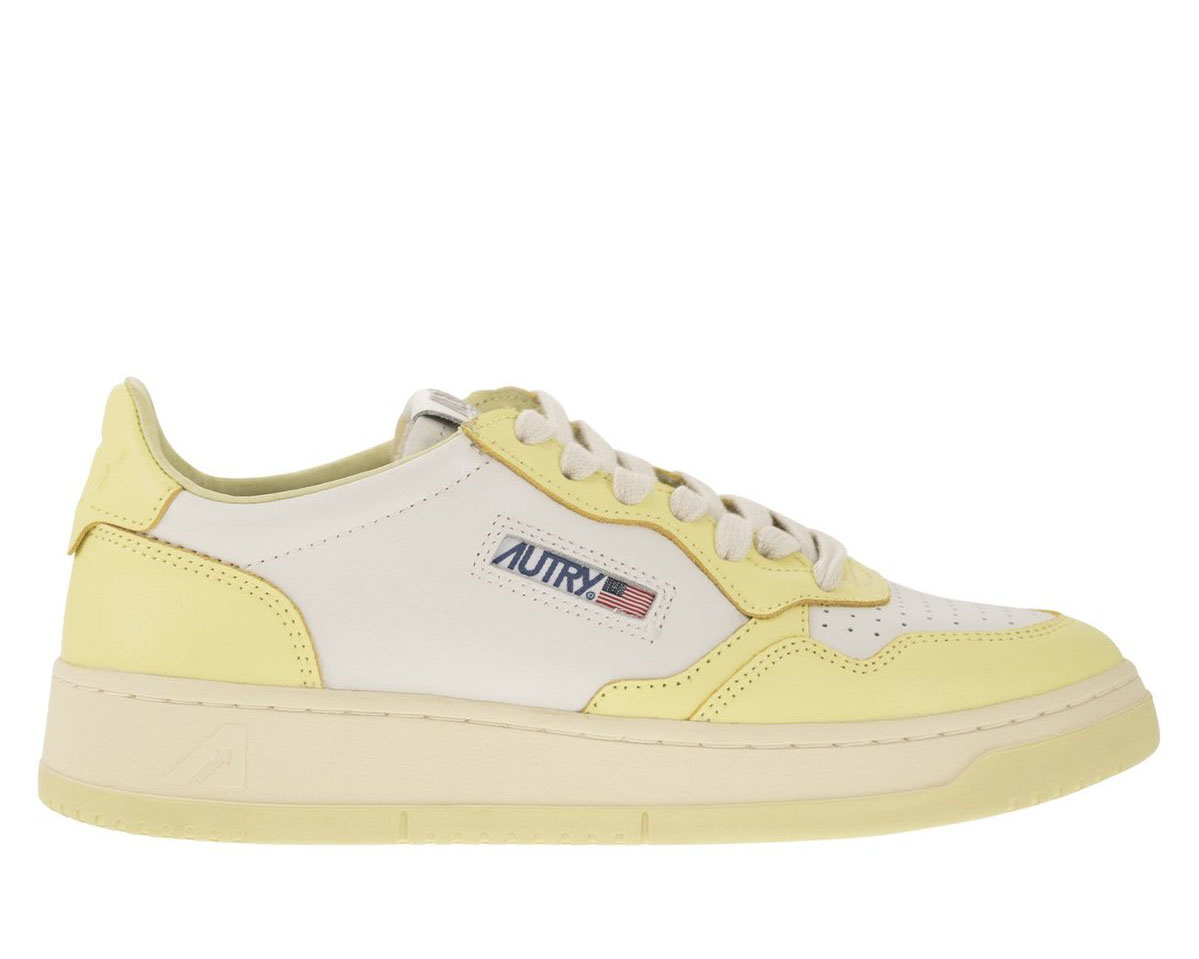 Autry Medalist Bicolor Low-Top Sneakers