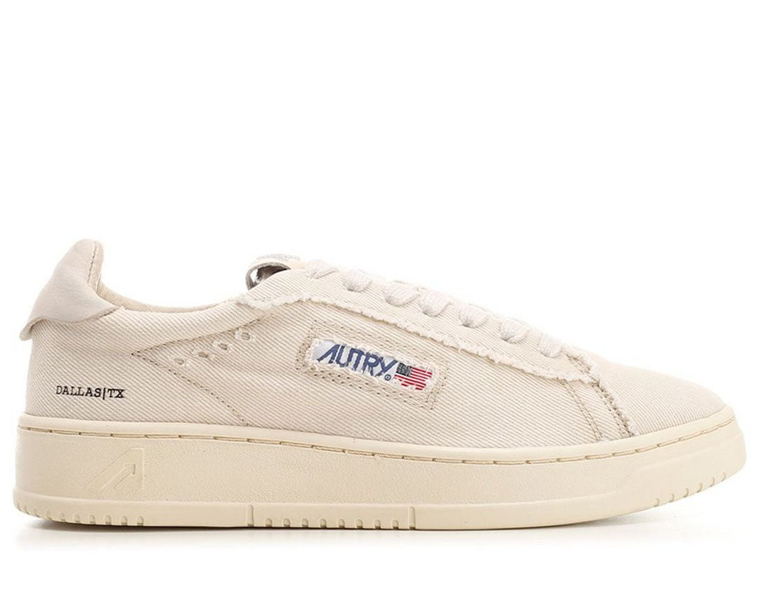 Autry Dallas Distressed Lace-Up Sneakers