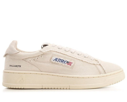 Autry Dallas Distressed Lace-Up Sneakers