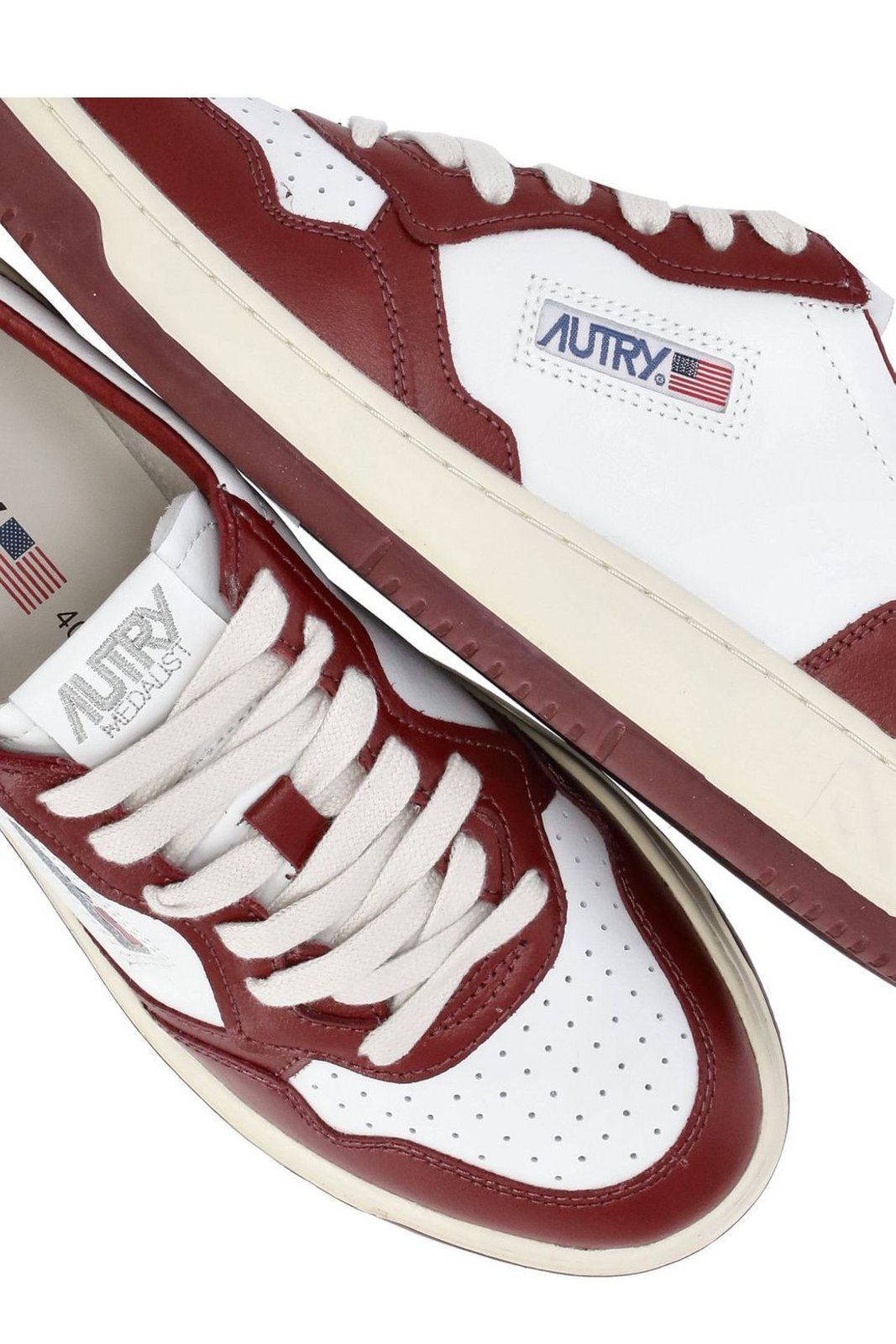 Autry Medalist Bicolor Low-Top Sneakers