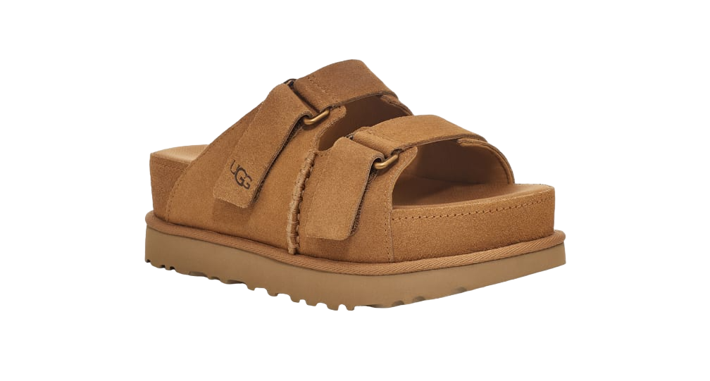 סנדלי האג | כפכפי האג UGG Goldenstar Hi Slide Chestnut