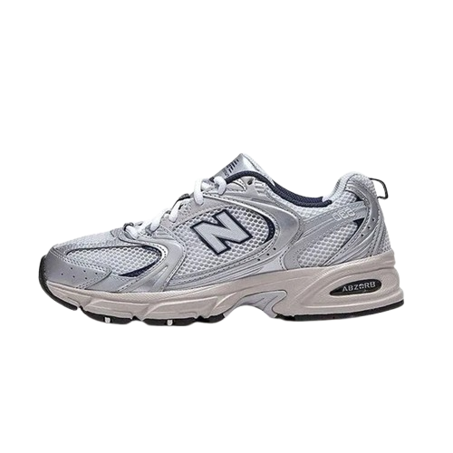 נעלי ניו באלאנס | New Balance 530 Silver Metallic with Summer Fog and NB Navy
