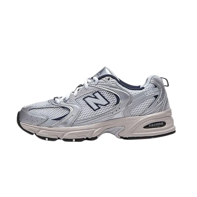 נעלי ניו באלאנס | New Balance 530 Silver Metallic with Summer Fog and NB Navy