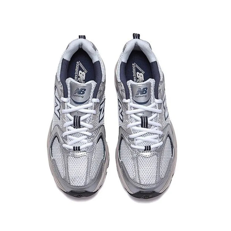 נעלי ניו באלאנס | New Balance 530 Silver Metallic with Summer Fog and NB Navy