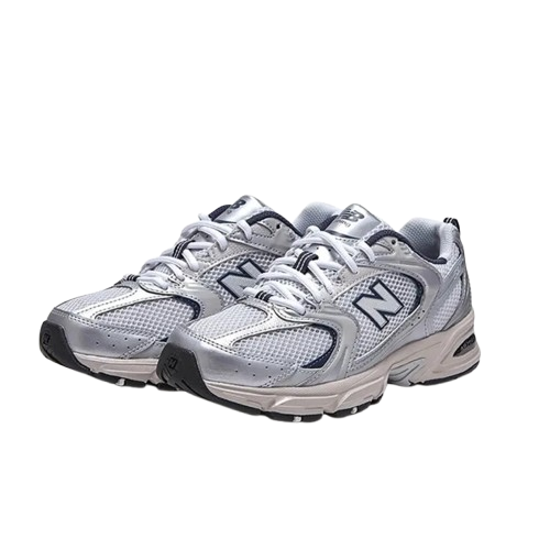 נעלי ניו באלאנס | New Balance 530 Silver Metallic with Summer Fog and NB Navy