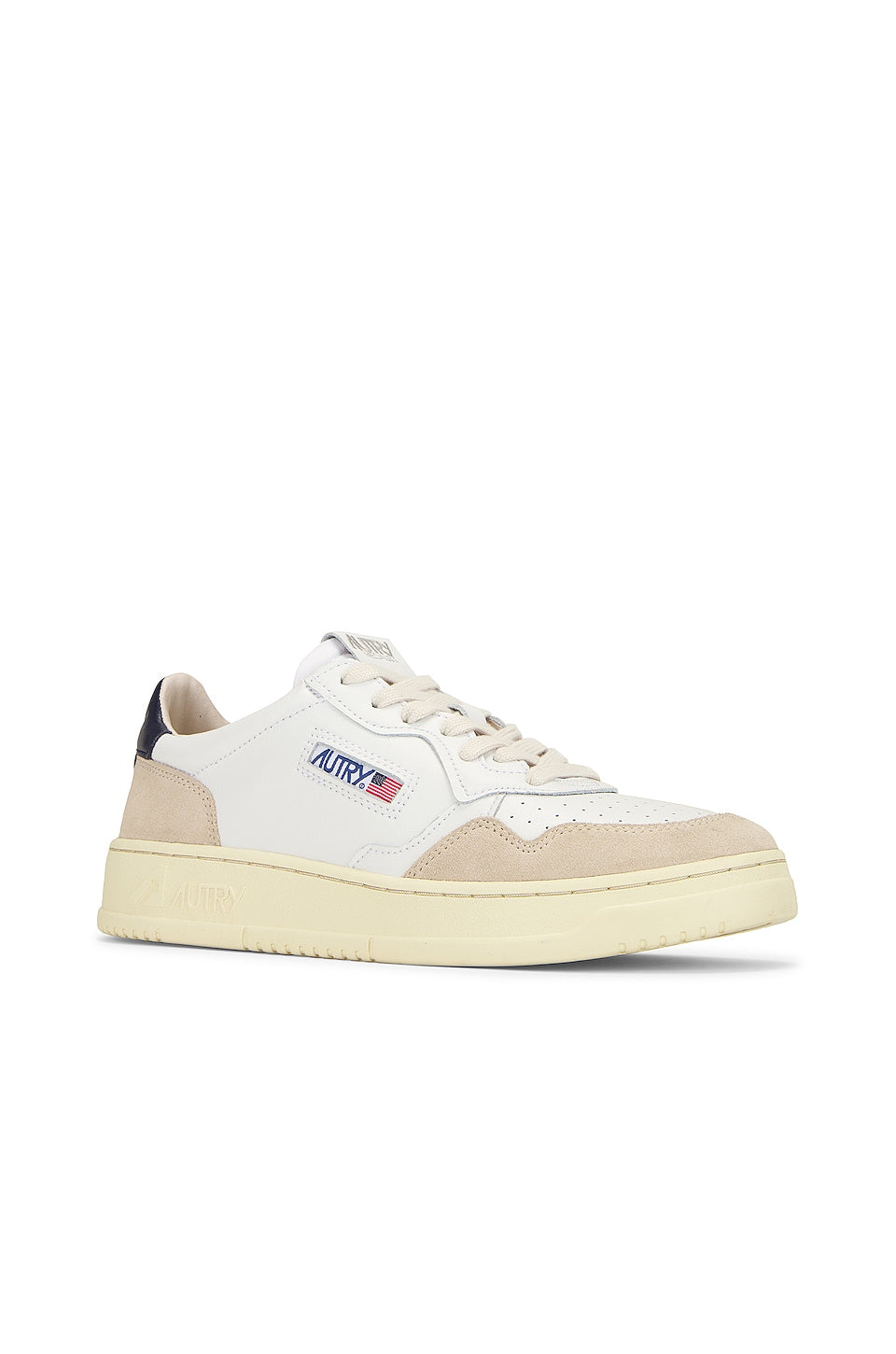 נעלי Autry Medalist Low Leather Suede Sneaker Gray Black