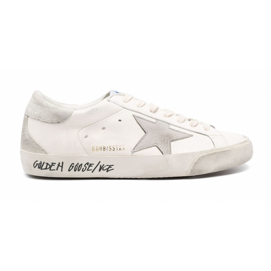 GOLDEN GOOSE SUPERSTAR GREY SNEAKERS