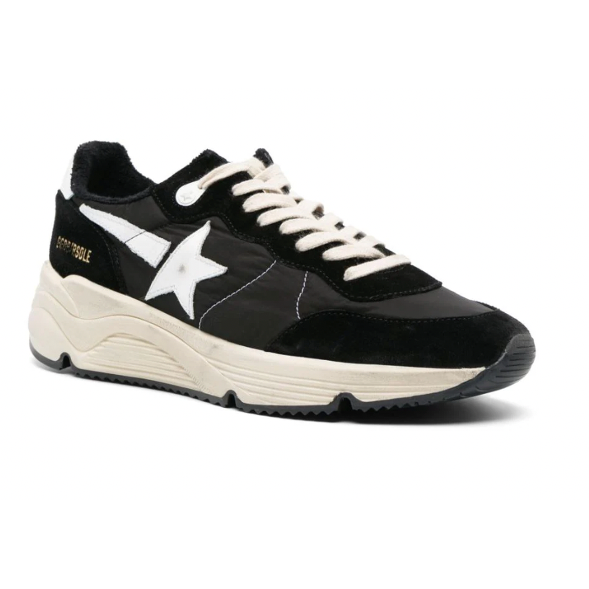 GOLDEN GOOSE BLACK/WHITE RUNNER SNEAKERS