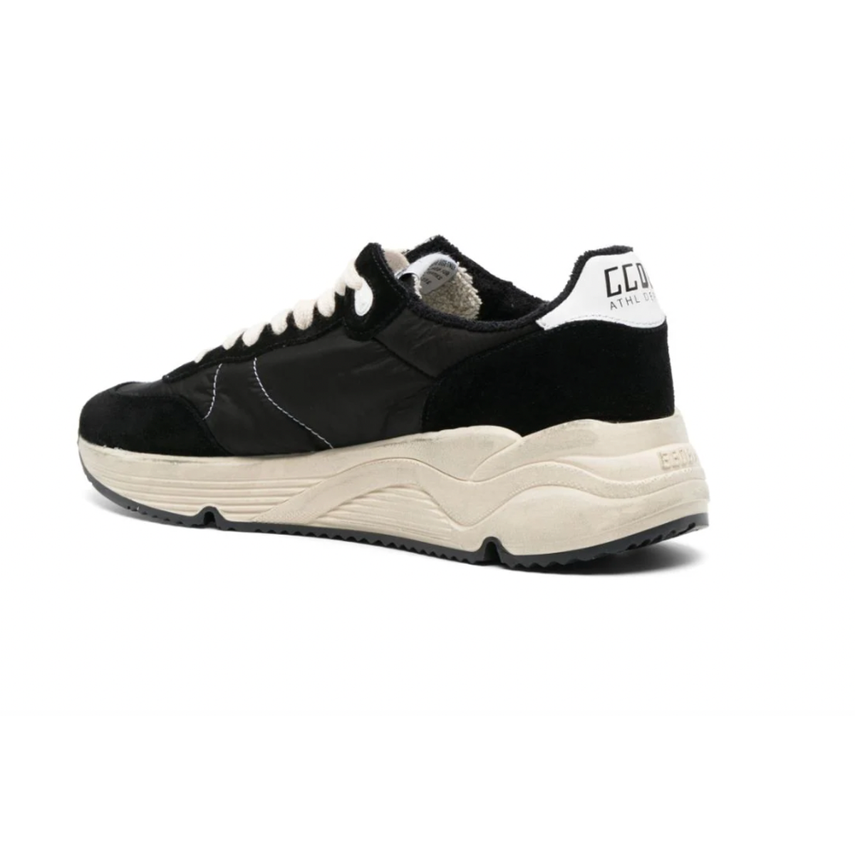 GOLDEN GOOSE BLACK/WHITE RUNNER SNEAKERS