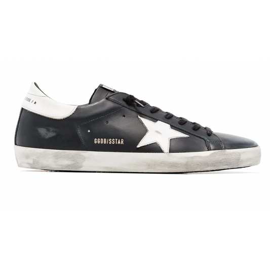 GOLDEN GOOSE SUPERSTAR BLACK/WHITE SNEAKERS
