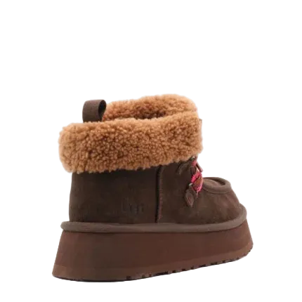 נעל מגף של האג בצבע חום כהה – UGG Funkarra Cabin Cuff