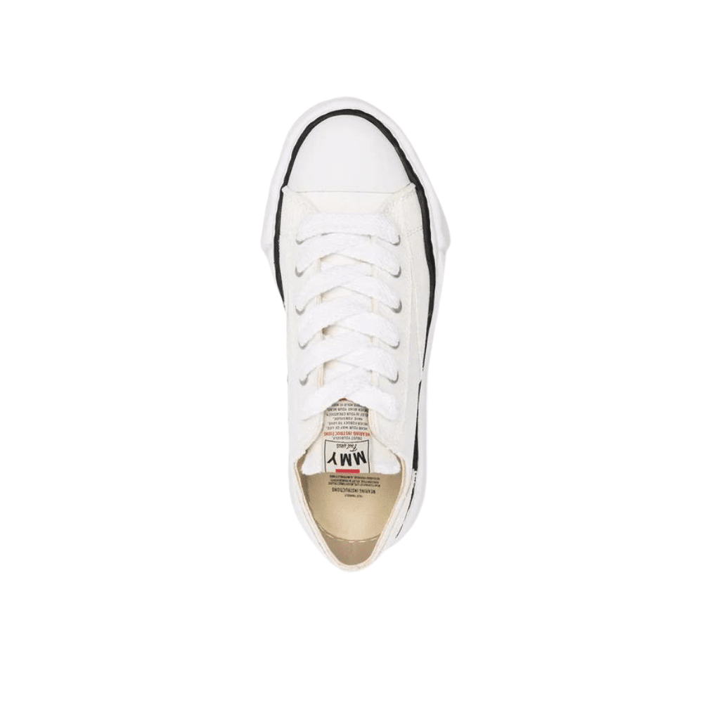 Maison Mihara Yasuhiro Peterson Low White- נעלי מייסון מיארה