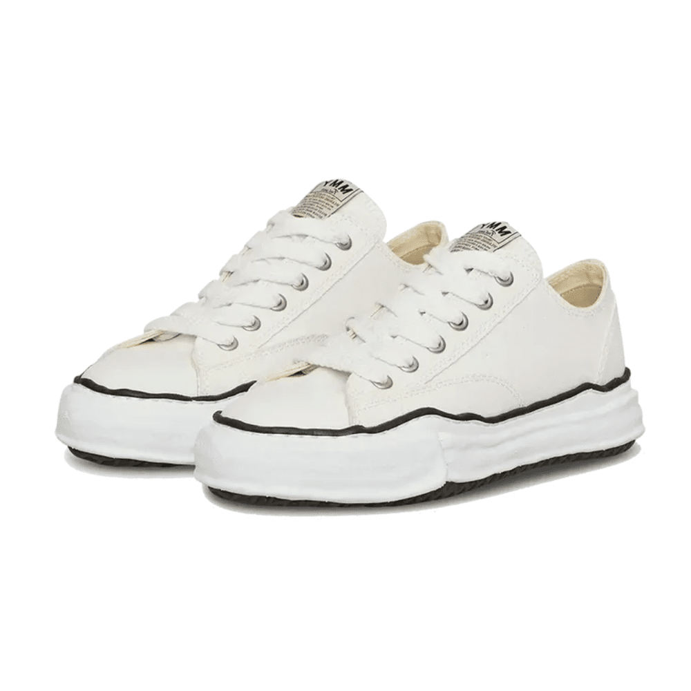 Maison Mihara Yasuhiro Peterson Low White- נעלי מייסון מיארה
