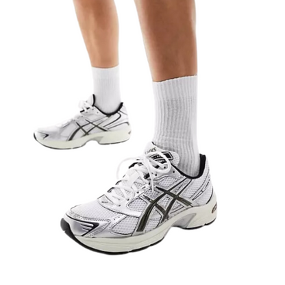 נעלי אסיקס | Asics Gel 1130 Trainers In White Clay Canyon