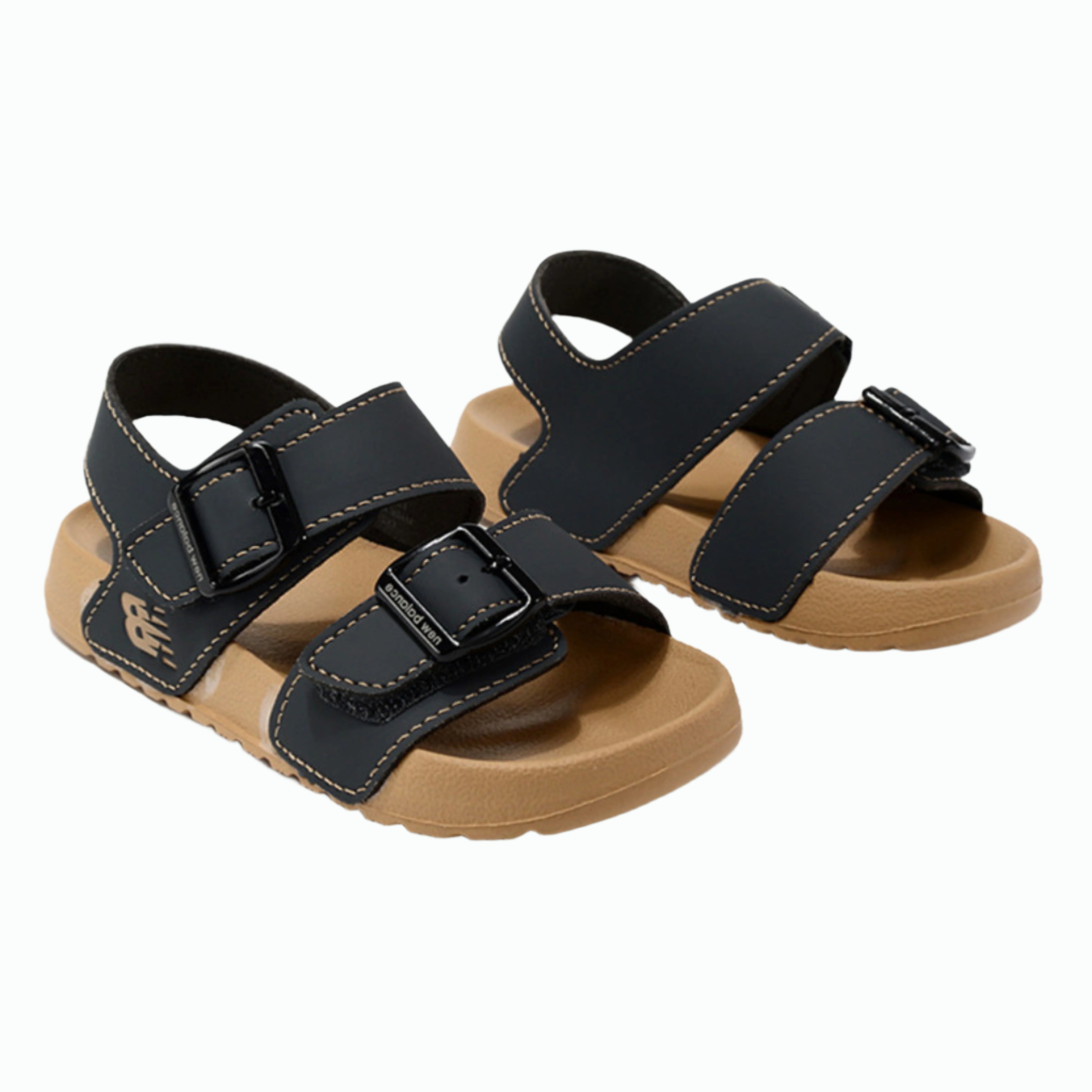 New Balance Kids Sandals Camel Black | סנדלי ניו באלאנס ילדים