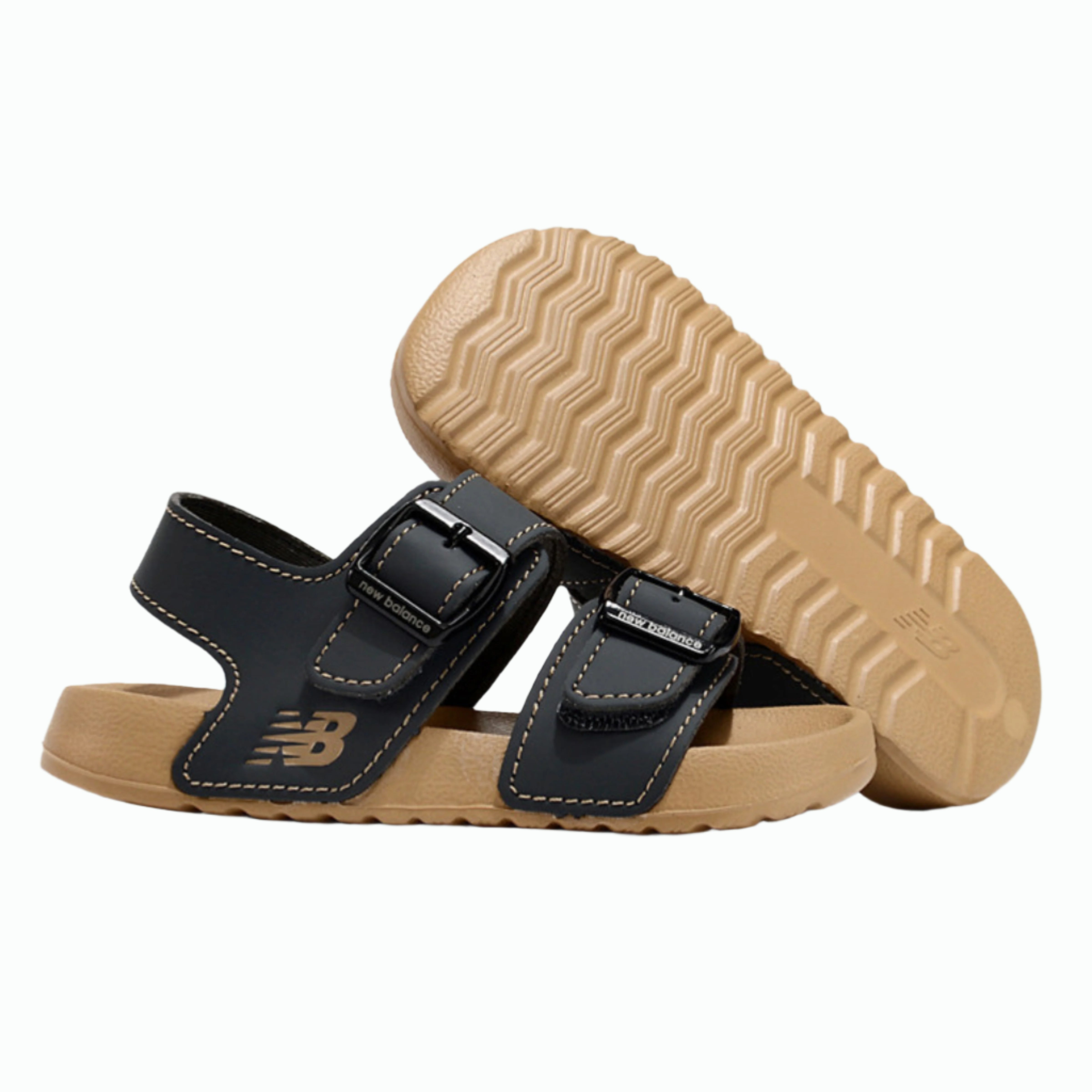 New Balance Kids Sandals Camel Black | סנדלי ניו באלאנס ילדים