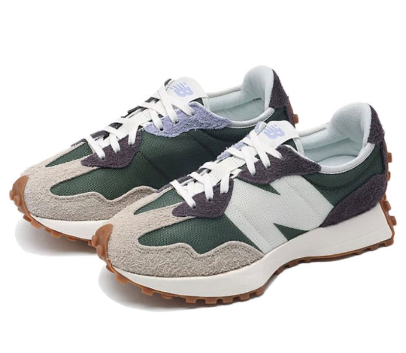 נעלי ניו באלאנס | New balance 327 Oak leaf green/mystic purple