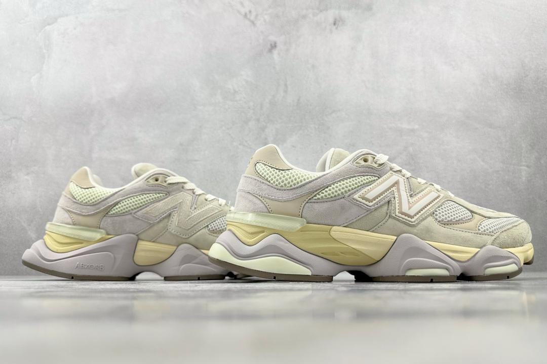 New Balance 9060 - Grey Yellow - Кроссовки New Balance 9060