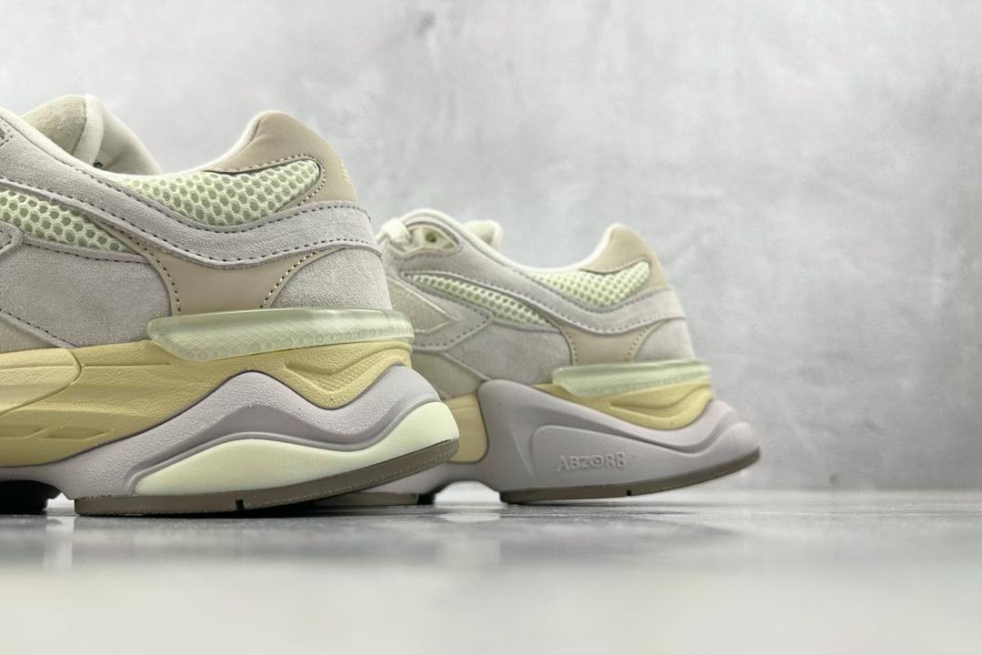 New Balance 9060 - Grey Yellow - Кроссовки New Balance 9060