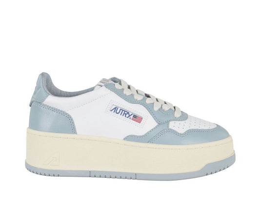 Autry Medalist Platform Lace-Up Sneakers