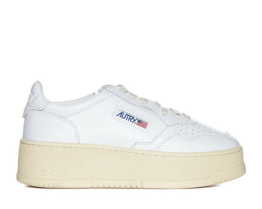 Autry Medalist Logo Embroidered Platform Sneakers