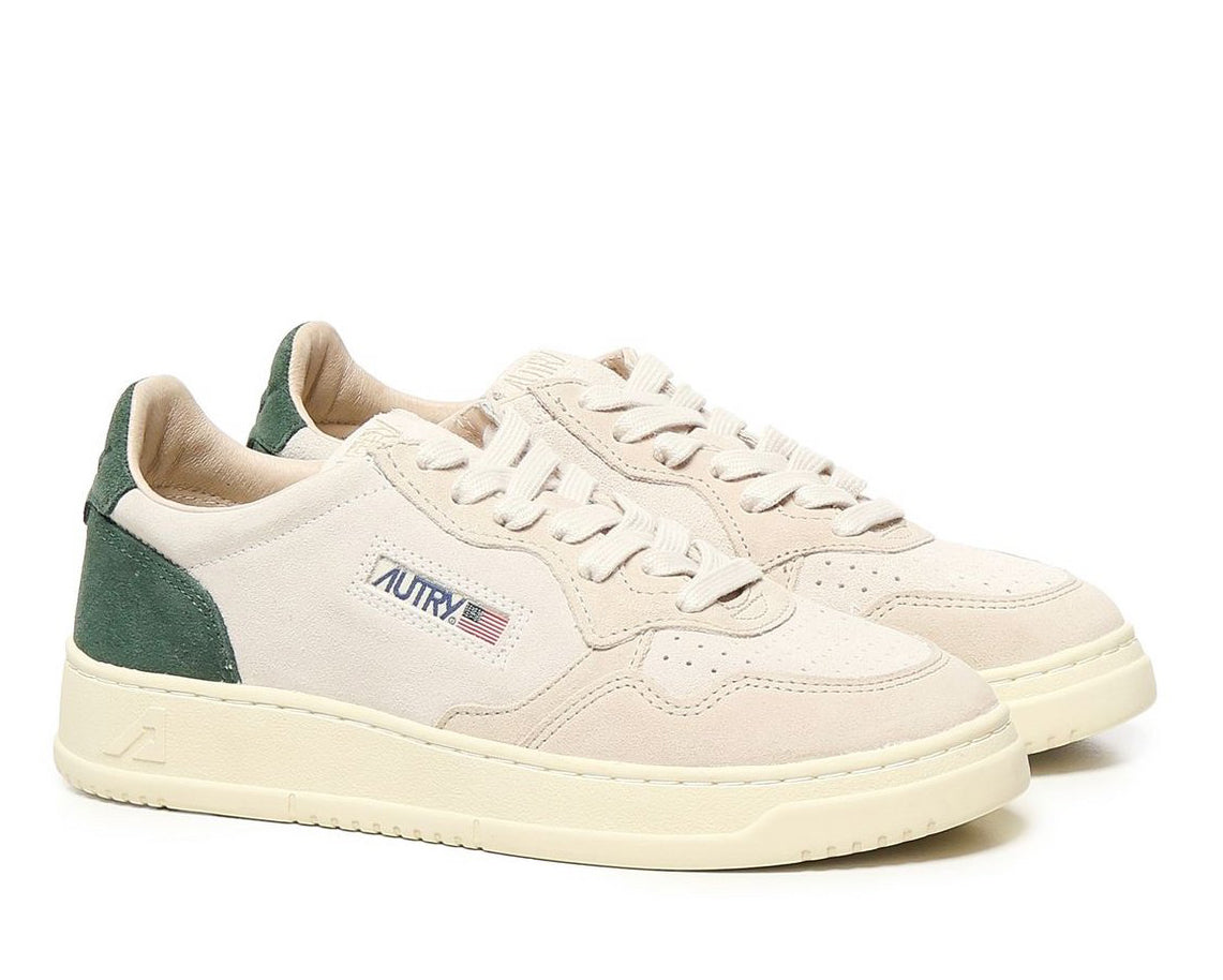 Autry Logo Embossed Lace-Up Sneakers