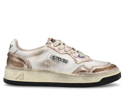 Autry Medalist Super Vintage Lace-Up Sneakers