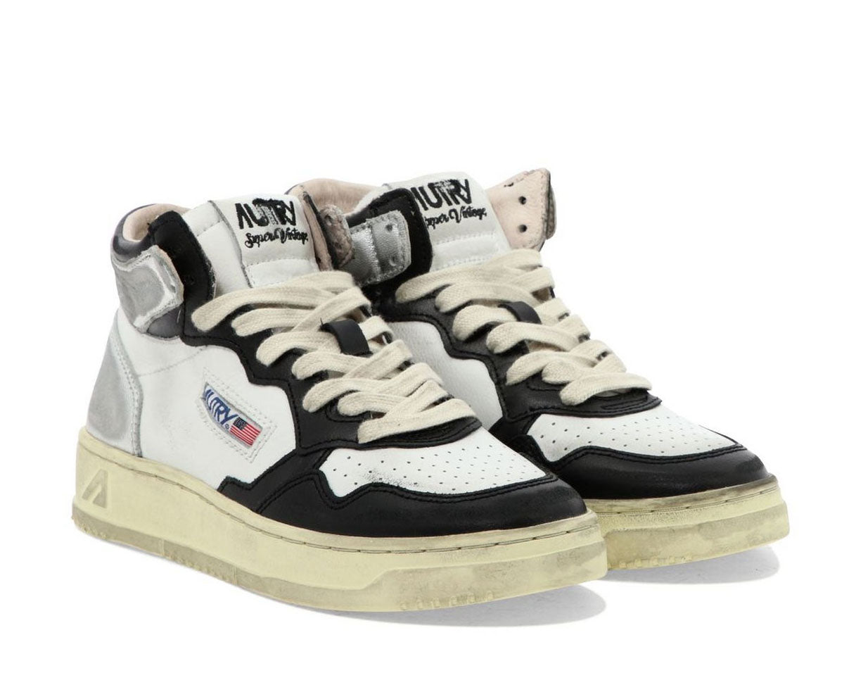 Autry Super Vintage Distressed Medalist Sneakers