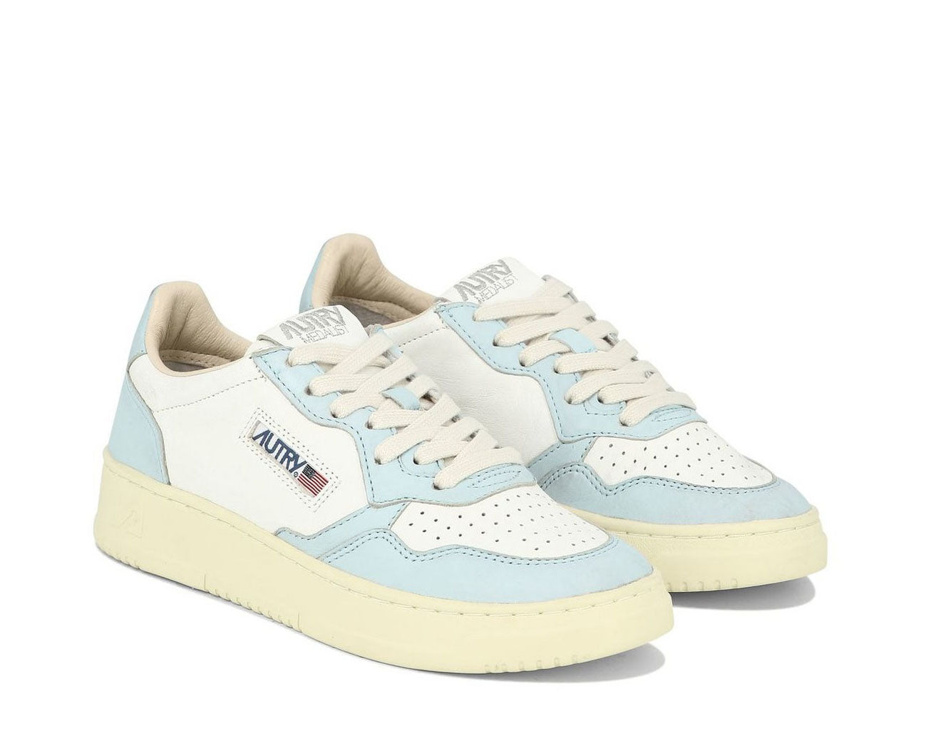Autry Medalist Bicolor Lace-Up Sneakers