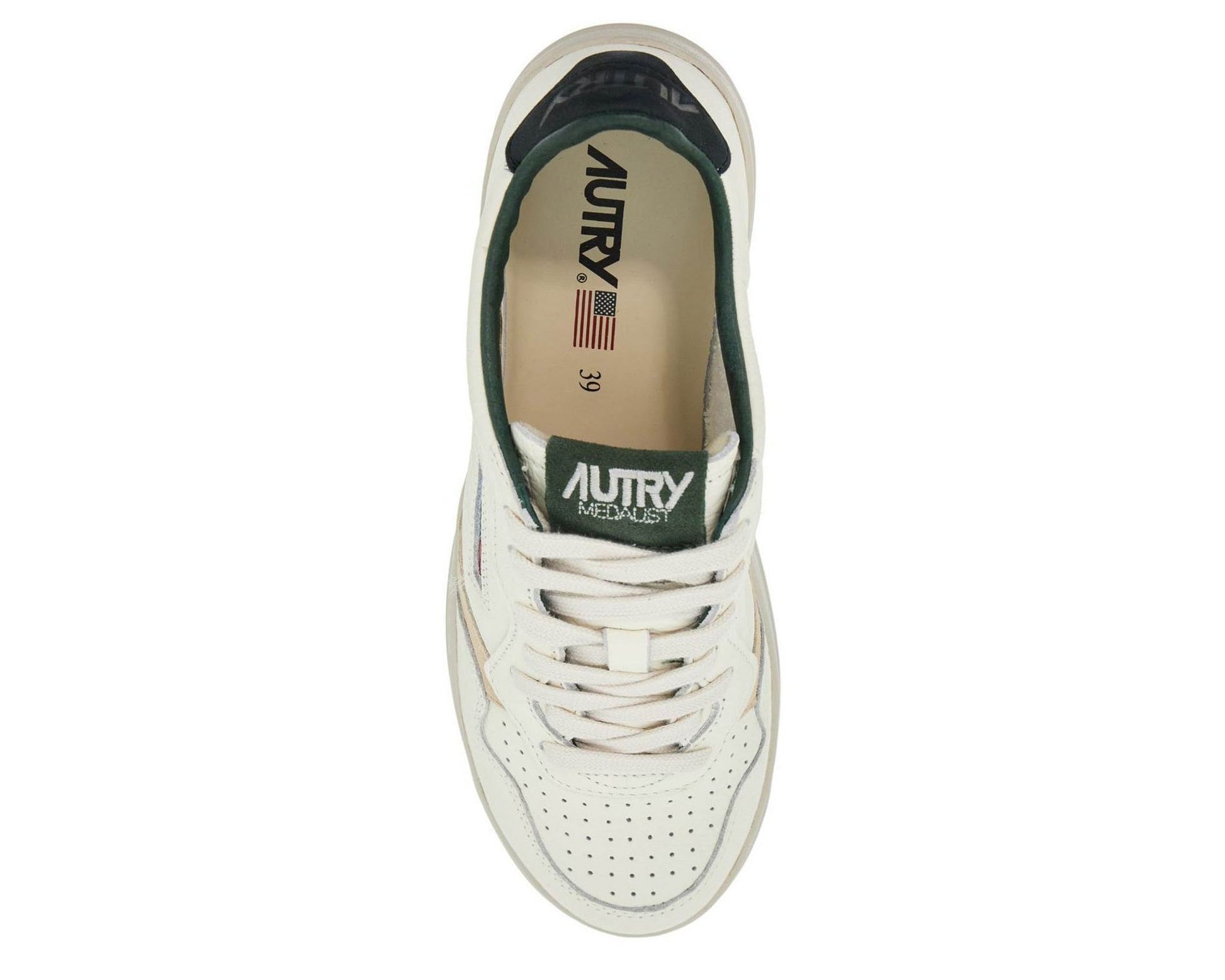 Autry Medalist Lace-Up Sneakers