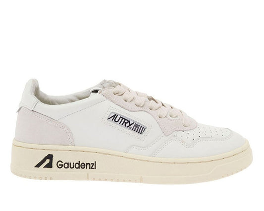 Autry Medalist Low Sneakers with Suede Accents