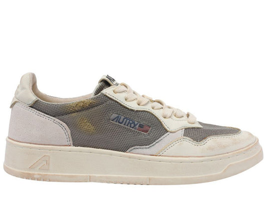 Autry Medalist Super Vintage Lace-Up Sneakers