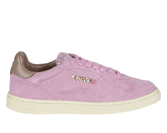 Autry Medalist Flat Round Toe Sneakers
