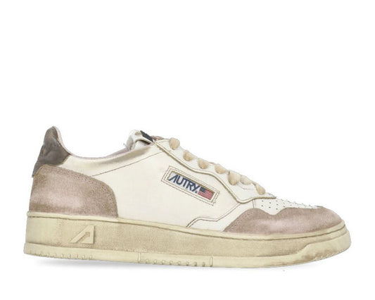 Autry Medalist Super Vintage Lace-Up Sneakers