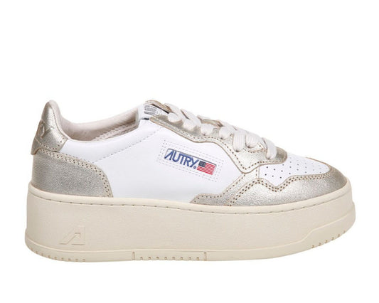 Autry Medalist Logo Embroidered Platform Sneakers
