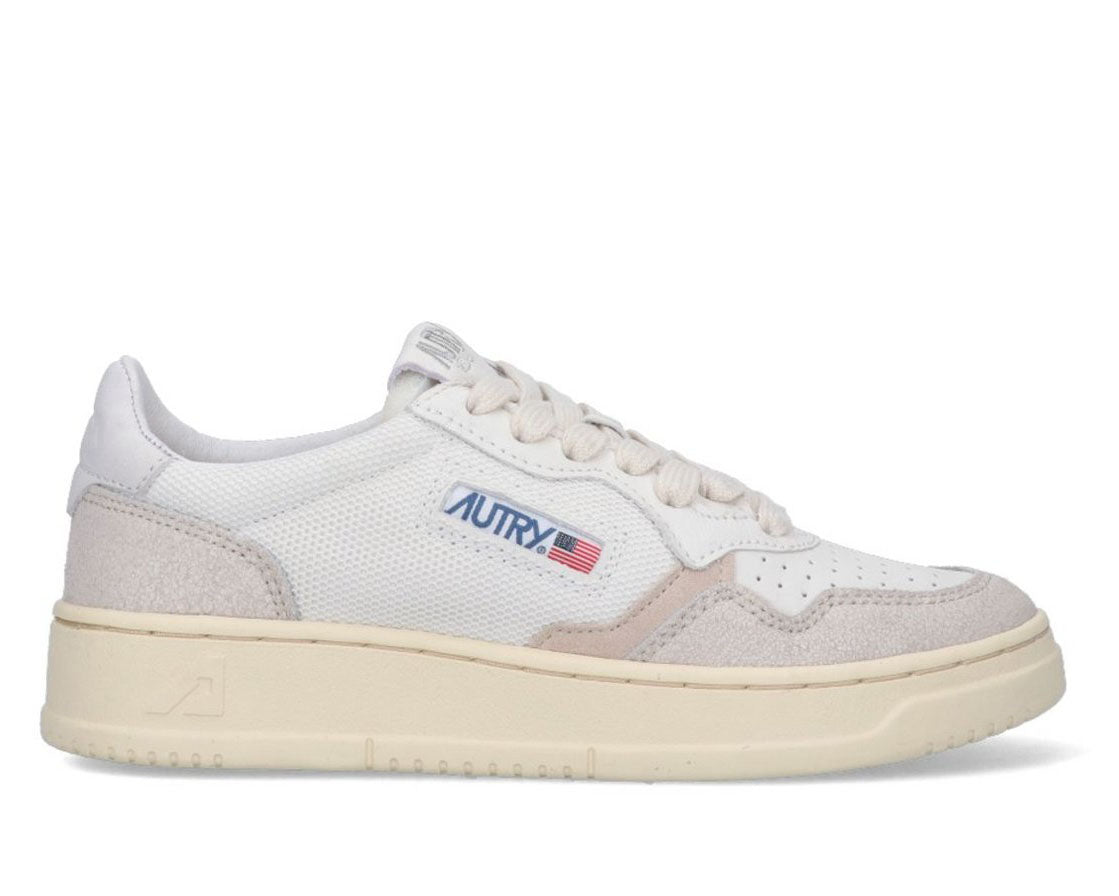 Autry Perforated Lace-Up Sneakers