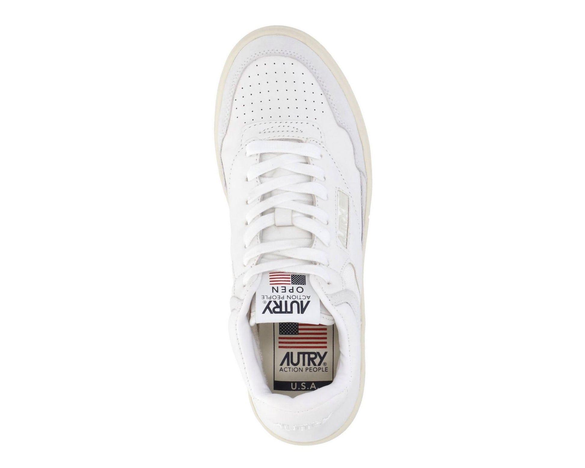 Autry Logo Detailed Lace-Up Sneakers