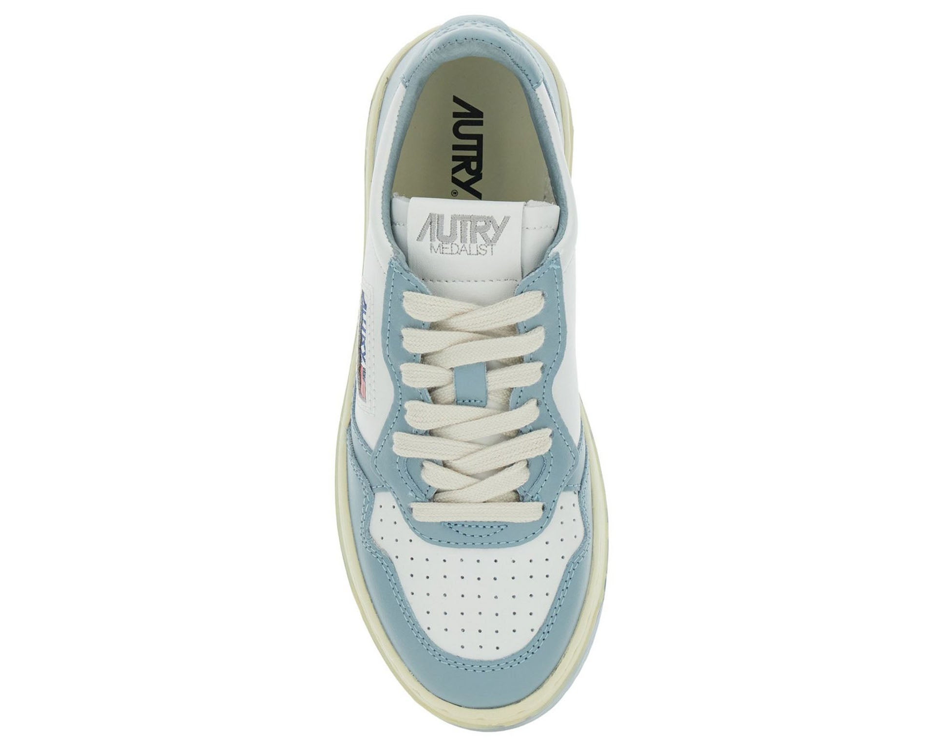 Autry Medalist Bicolor Low-Top Sneakers