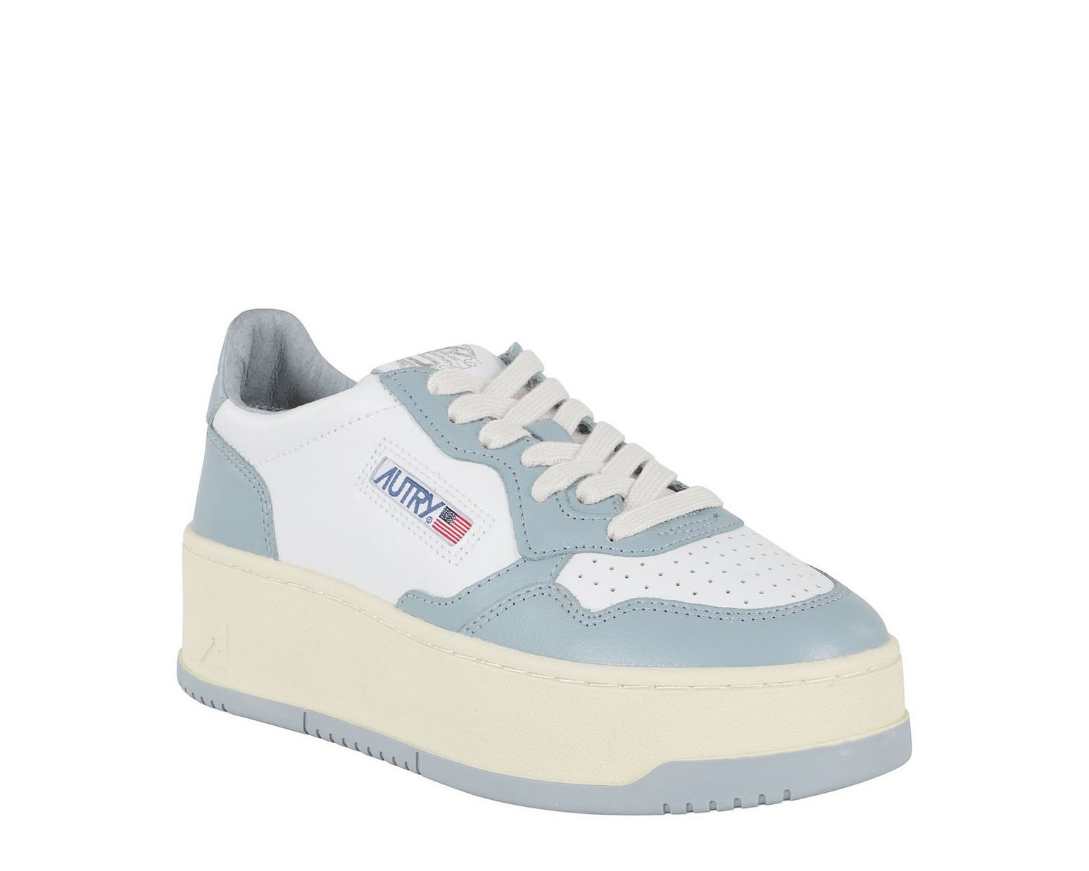 Autry Medalist Platform Lace-Up Sneakers