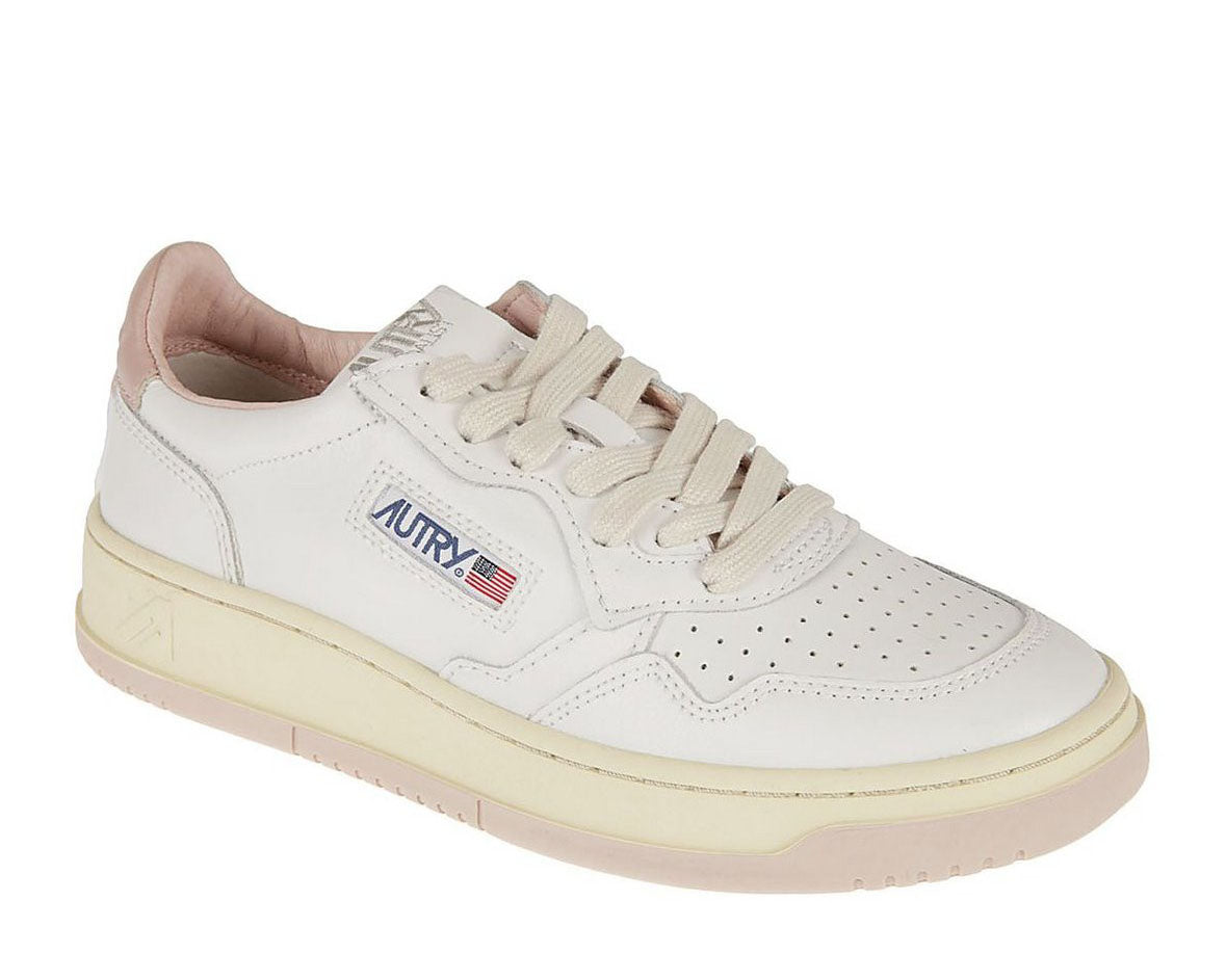 Autry Logo-Patch Lace-Up Sneakers