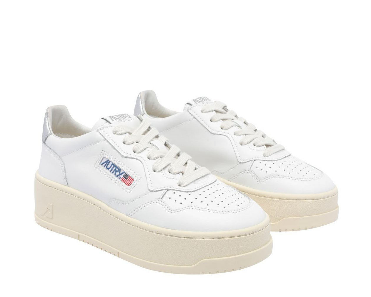 Autry Medialist Platform Lace-Up Sneakers