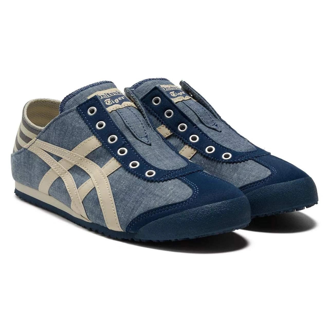 נעלי אוניטסוקה טייגר | Onitsuka Tiger MEXICO 66 PARATY Blue Chambray Natural