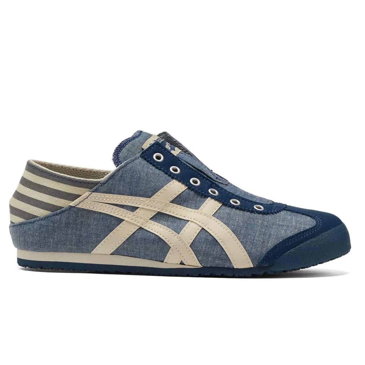 נעלי אוניטסוקה טייגר | Onitsuka Tiger MEXICO 66 PARATY Blue Chambray Natural