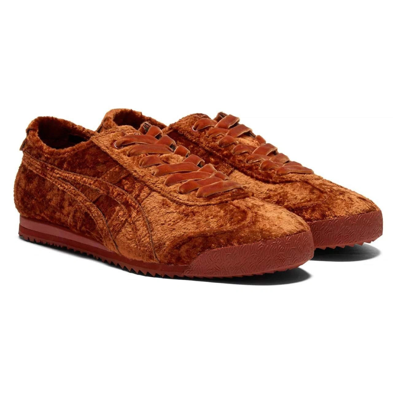 נעלי אוניטסוקה טייגר | Onitsuka Tiger MEXICO 66 VELVET Brown