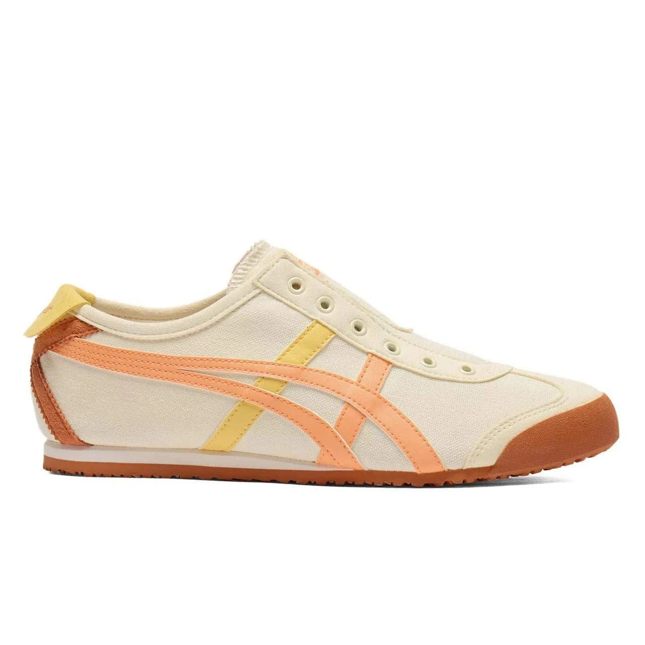 נעלי אוניטסוקה טייגר | Onitsuka Tiger MEXICO 66 SLIP-ON Ivory Summer Dune